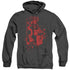 MORTAL KOMBAT KLASSIC/INSERT COIN - ADULT HEATHER HOODIE - BLACK
