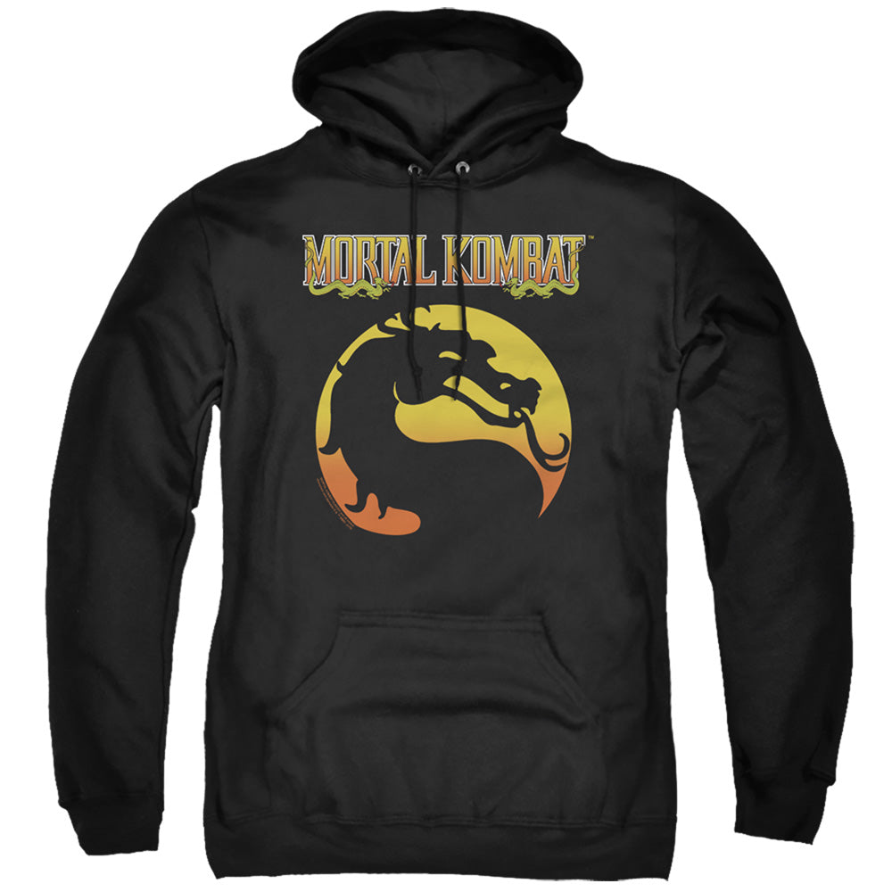 MORTAL KOMBAT KLASSIC/LOGO - ADULT PULLOVER HOODIE - BLACK