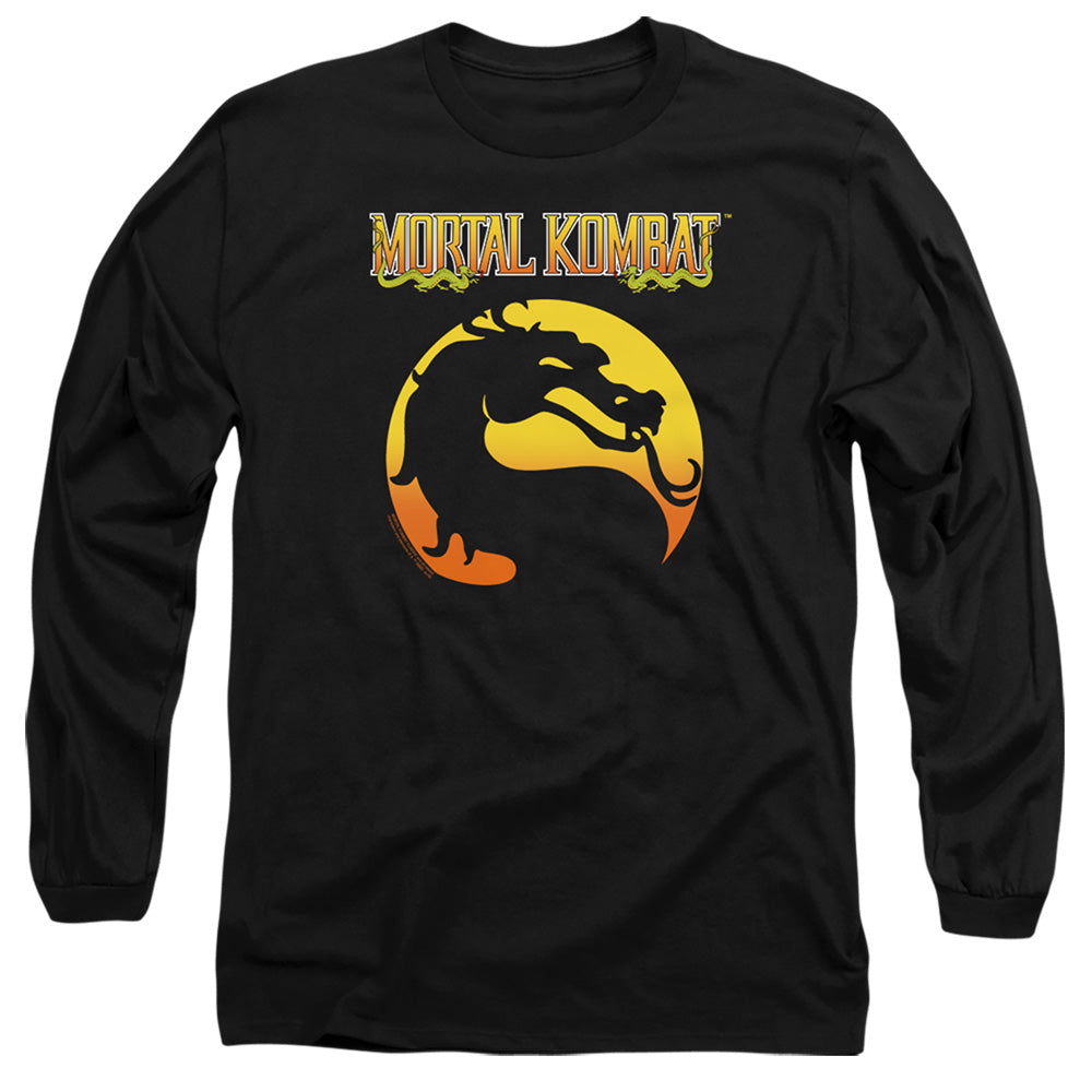 MORTAL KOMBAT KLASSIC/LOGO - L/S ADULT 18/1 - BLACK