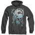 MORTAL KOMBAT KLASSIC/RAIDEN - ADULT HEATHER HOODIE - BLACK