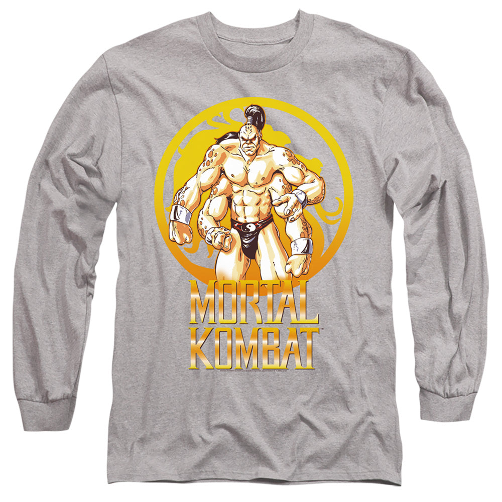 MORTAL KOMBAT KLASSIC/GORO - L/S ADULT 18/1 - ATHLETIC HEATHER