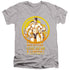 MORTAL KOMBAT KLASSIC/GORO - S/S ADULT V-NECK 30/1 - ATHLETIC HEATHER