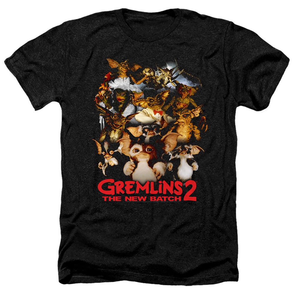 GREMLINS 2/GOON CREW - ADULT HEATHER - BLACK