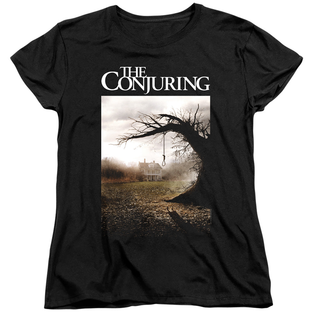 THE CONJURING/POSTER - S/S WOMENS TEE - BLACK