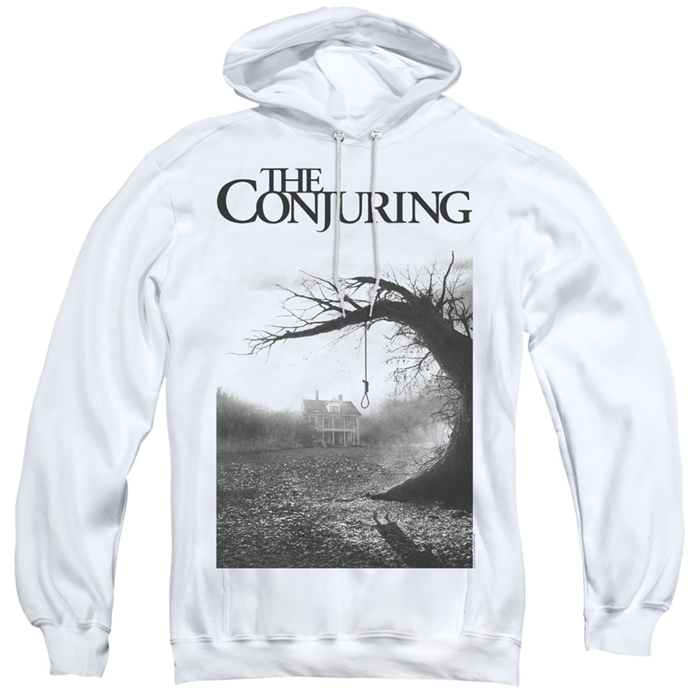 THE CONJURING/POSTER - ADULT PULLOVER HOODIE - WHITE