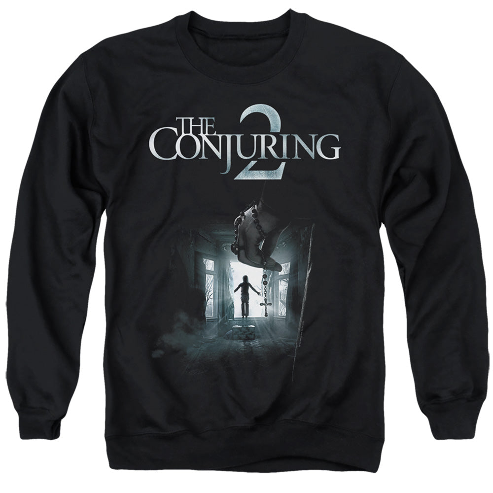 THE CONJURING 2/POSTER - ADULT CREWNECK SWEATSHIRT - BLACK