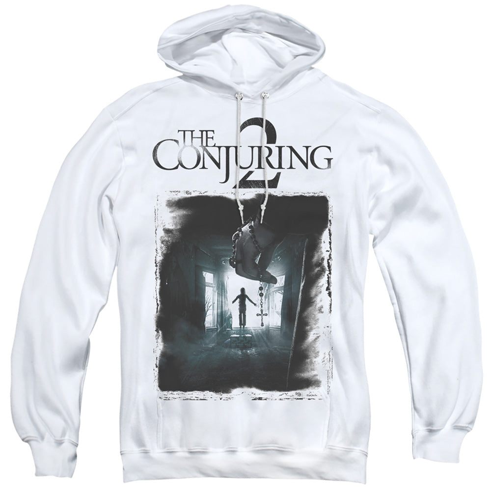 THE CONJURING 2/POSTER - ADULT PULLOVER HOODIE - WHITE