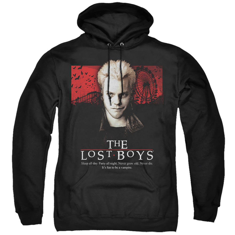 THE LOST BOYS/BE ONE OF US - ADULT PULLOVER HOODIE - BLACK