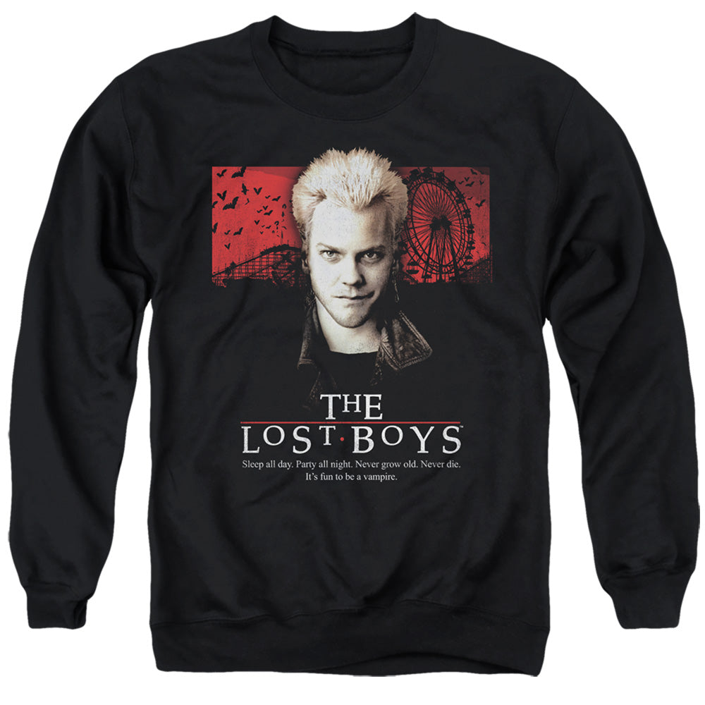 THE LOST BOYS/BE ONE OF US - ADULT CREWNECK SWEATSHIRT - BLACK