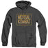 MORTAL KOMBAT KLASSIC/INSERT COIN - ADULT HEATHER HOODIE - BLACK