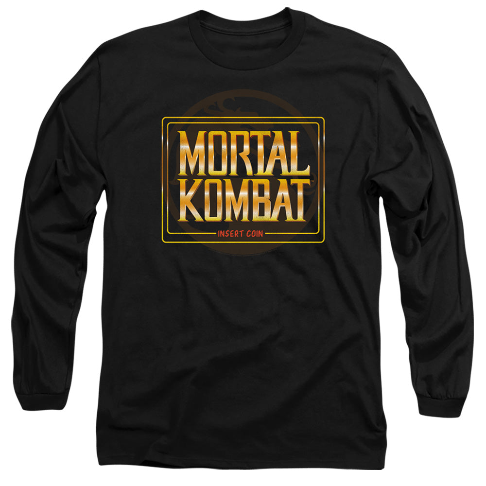 MORTAL KOMBAT KLASSIC/INSERT COIN - L/S ADULT 18/1 - BLACK