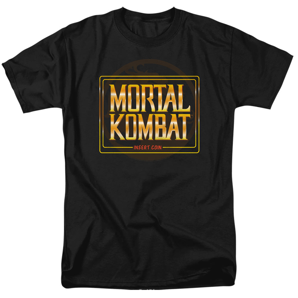MORTAL KOMBAT KLASSIC/INSERT COIN - S/S ADULT 18/1 - BLACK