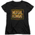 MORTAL KOMBAT KLASSIC/INSERT COIN - S/S WOMENS TEE - BLACK
