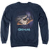 GREMLINS/ORIGINAL POSTER - ADULT CREWNECK SWEATSHIRT - NAVY