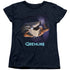 GREMLINS/ORIGINAL POSTER - S/S WOMENS TEE - NAVY