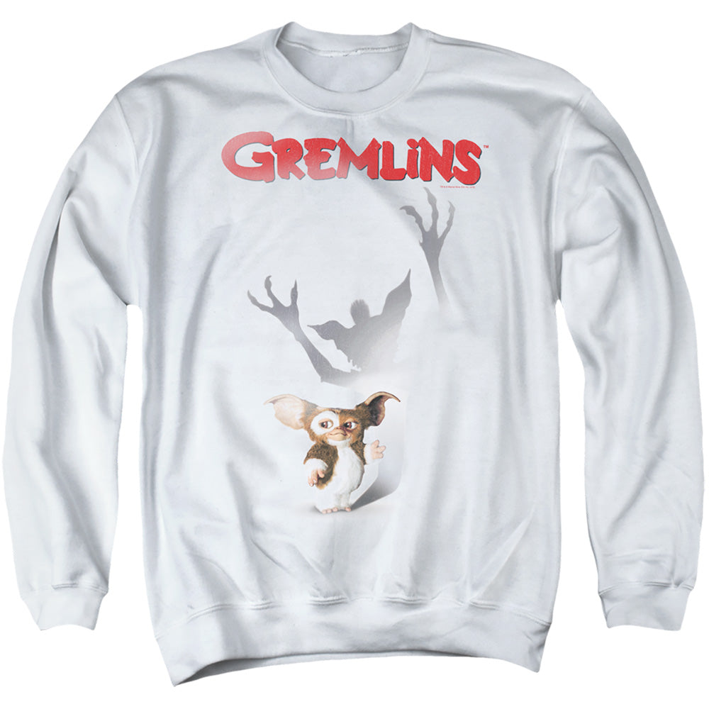 GREMLINS/SHADOW - ADULT CREWNECK SWEATSHIRT - WHITE