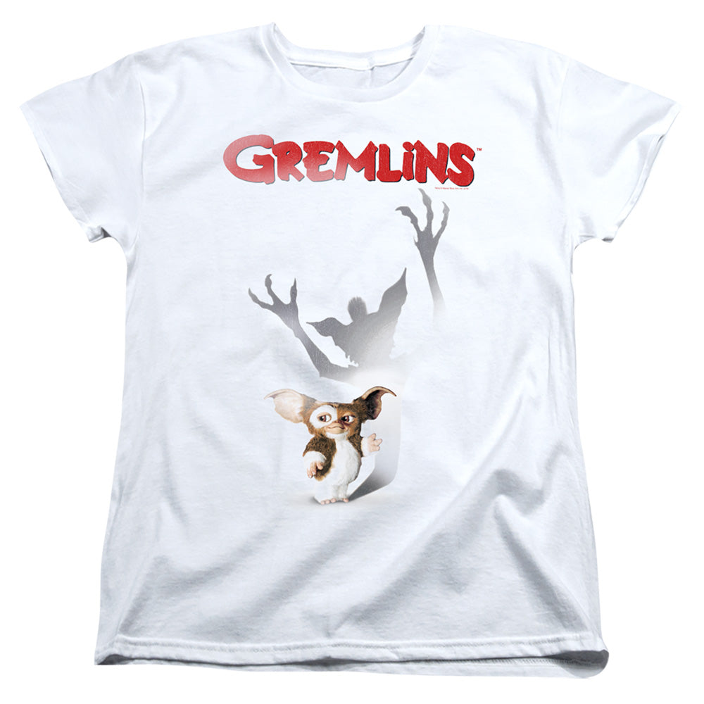 GREMLINS/SHADOW - S/S WOMENS TEE - WHITE