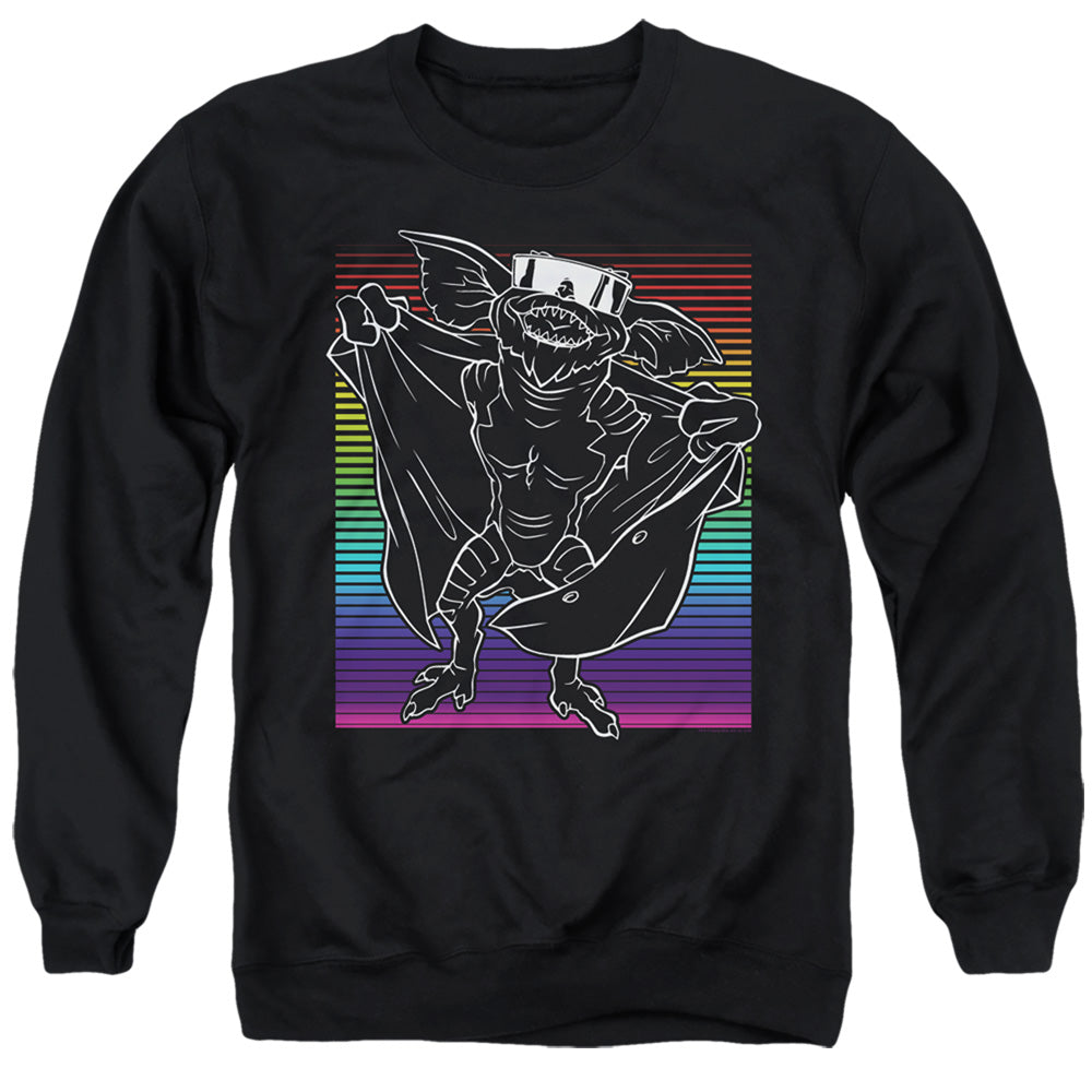 GREMLINS/COOL GRADIENT - ADULT CREWNECK SWEATSHIRT - BLACK