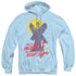 THE EXORCIST/PAZUZU - ADULT PULLOVER HOODIE - LIGHT BLUE