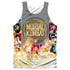 MORTAL KOMBAT KLASSIC/CHOOSE YOUR FIGHTER (FRONT/BACK PRINT) - ADULT POLY TANK TOP - MULTI