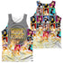MORTAL KOMBAT KLASSIC/CHOOSE YOUR FIGHTER (FRONT/BACK PRINT) - ADULT POLY TANK TOP - MULTI