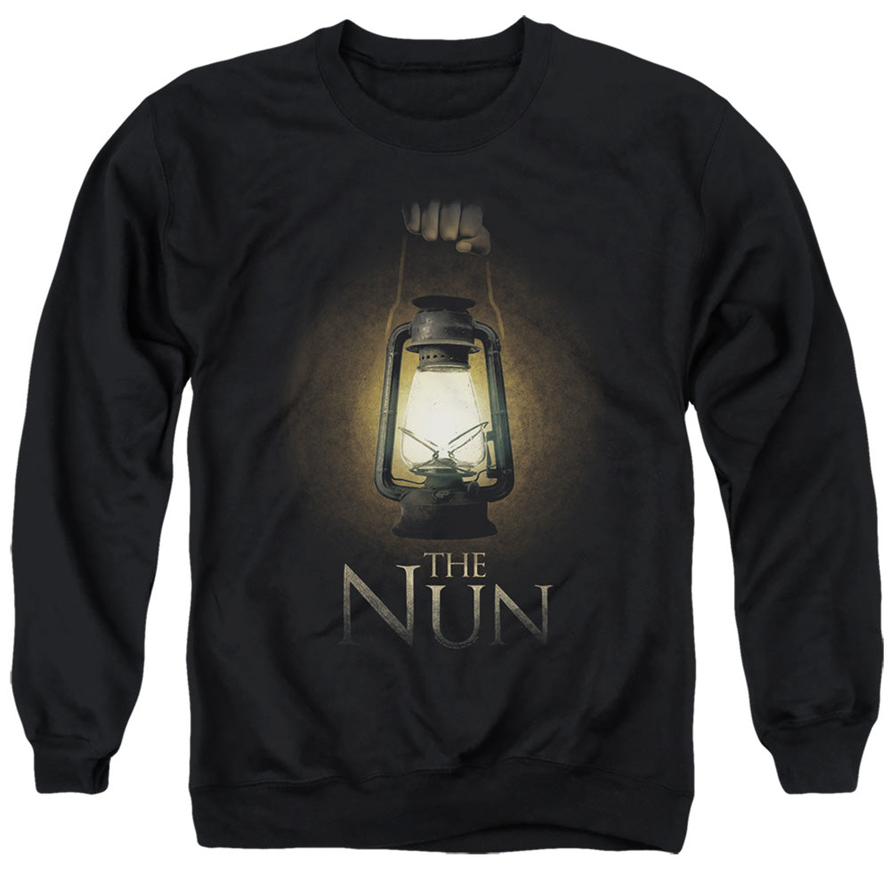 THE NUN/LANTERN - ADULT CREWNECK SWEATSHIRT - BLACK