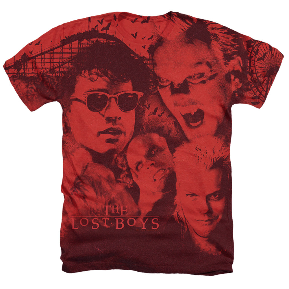 THE LOST BOYS/STRUGGLE - ADULT HEATHER - RED
