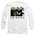 FRIENDS/CAST LOGO - L/S ADULT 18/1 - WHITE