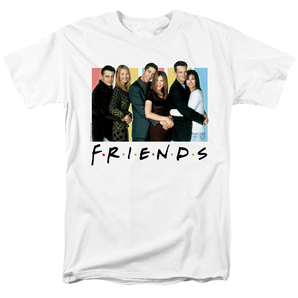 FRIENDS/CAST LOGO - S/S ADULT 18/1 - WHITE