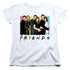 FRIENDS/CAST LOGO - S/S WOMENS TEE - WHITE