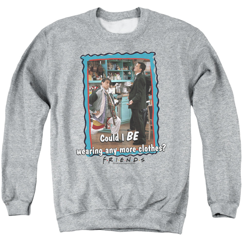 FRIENDS/ANY MORE CLOTHES - ADULT CREWNECK SWEATSHIRT - ATHLETIC HEATHER