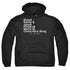 FRIENDS/CHANANDLER BONG - ADULT PULLOVER HOODIE - BLACK