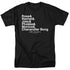 FRIENDS/CHANANDLER BONG - S/S ADULT 18/1 - BLACK