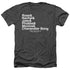 FRIENDS/CHANANDLER BONG - ADULT HEATHER - BLACK