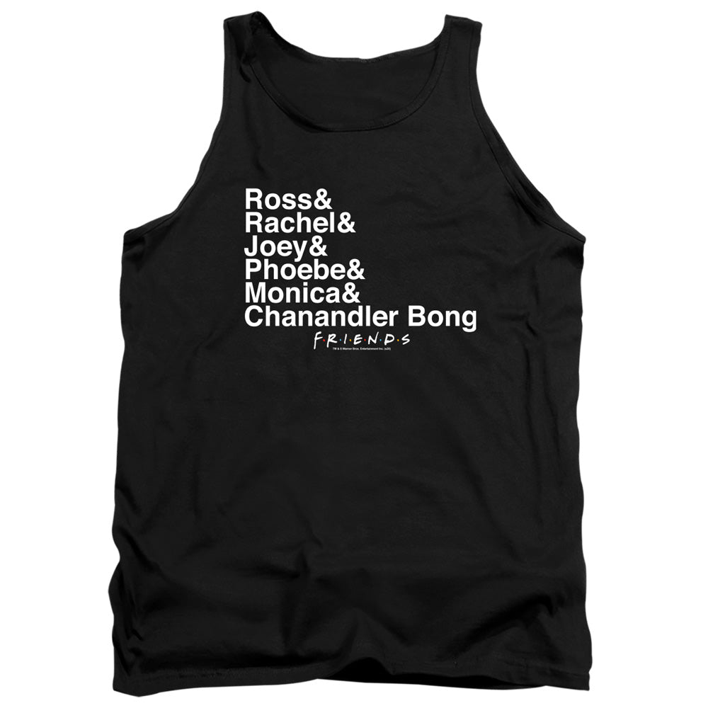 FRIENDS/CHANANDLER BONG - ADULT TANK - BLACK