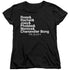 FRIENDS/CHANANDLER BONG - S/S WOMENS TEE - BLACK