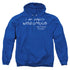 FRIENDS/WISDOMOUS - ADULT PULLOVER HOODIE - ROYAL BLUE