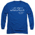 FRIENDS/WISDOMOUS -  L/S ADULT 18/1  - ROYAL BLUE