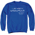 FRIENDS/WISDOMOUS - ADULT CREWNECK SWEATSHIRT - ROYAL BLUE