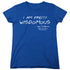FRIENDS/WISDOMOUS - S/S WOMENS TEE - ROYAL BLUE