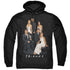 FRIENDS/CLASSY - ADULT PULLOVER HOODIE - BLACK