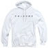 FRIENDS/LOGO - ADULT PULLOVER HOODIE - WHITE