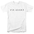 FRIENDS/LOGO - S/S ADULT 18/1 - WHITE