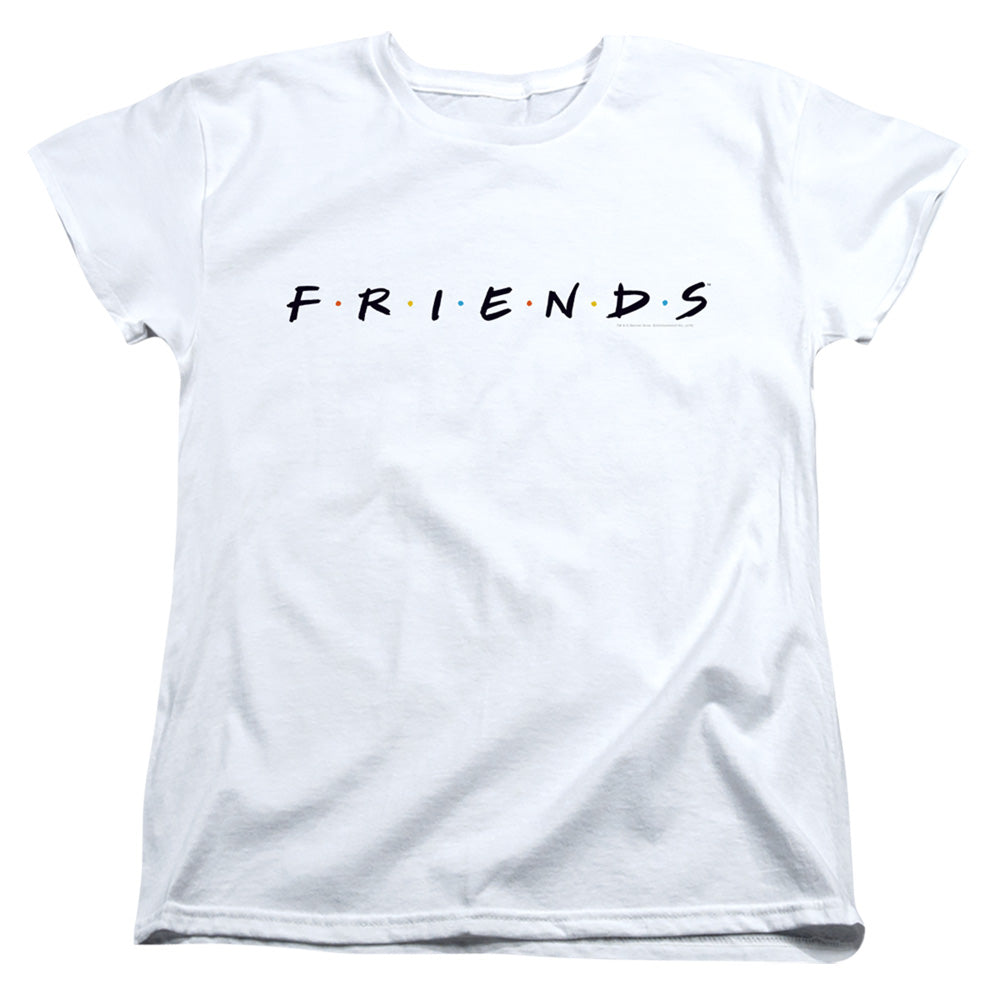 FRIENDS/LOGO - S/S WOMENS TEE - WHITE