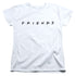 FRIENDS/LOGO - S/S WOMENS TEE - WHITE