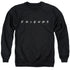 FRIENDS/LOGO - ADULT CREWNECK SWEATSHIRT - BLACK