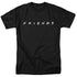 FRIENDS/LOGO - S/S ADULT 18/1 - BLACK