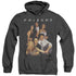 FRIENDS/STAND TOGETHER - ADULT HEATHER HOODIE - BLACK