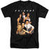 FRIENDS/STAND TOGETHER - S/S ADULT TALL 18/1 - BLACK