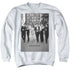 FRIENDS/WALK THE STREETS - ADULT CREWNECK SWEATSHIRT - WHITE